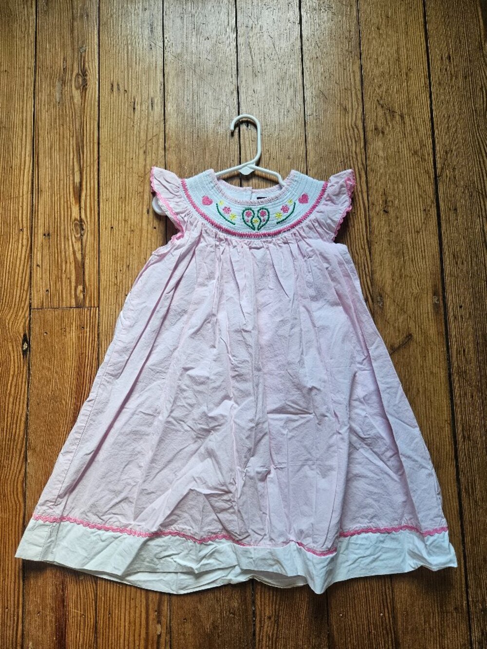 Party Dress with full skirt and ruffle sleeves